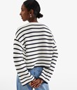 Thumbnail Striped knitted jumper | White | Woman | Kappahl