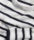 Thumbnail Striped knitted jumper | White | Woman | Kappahl