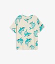 Thumbnail T-shirt med hajar | Beige | Barn | Kappahl