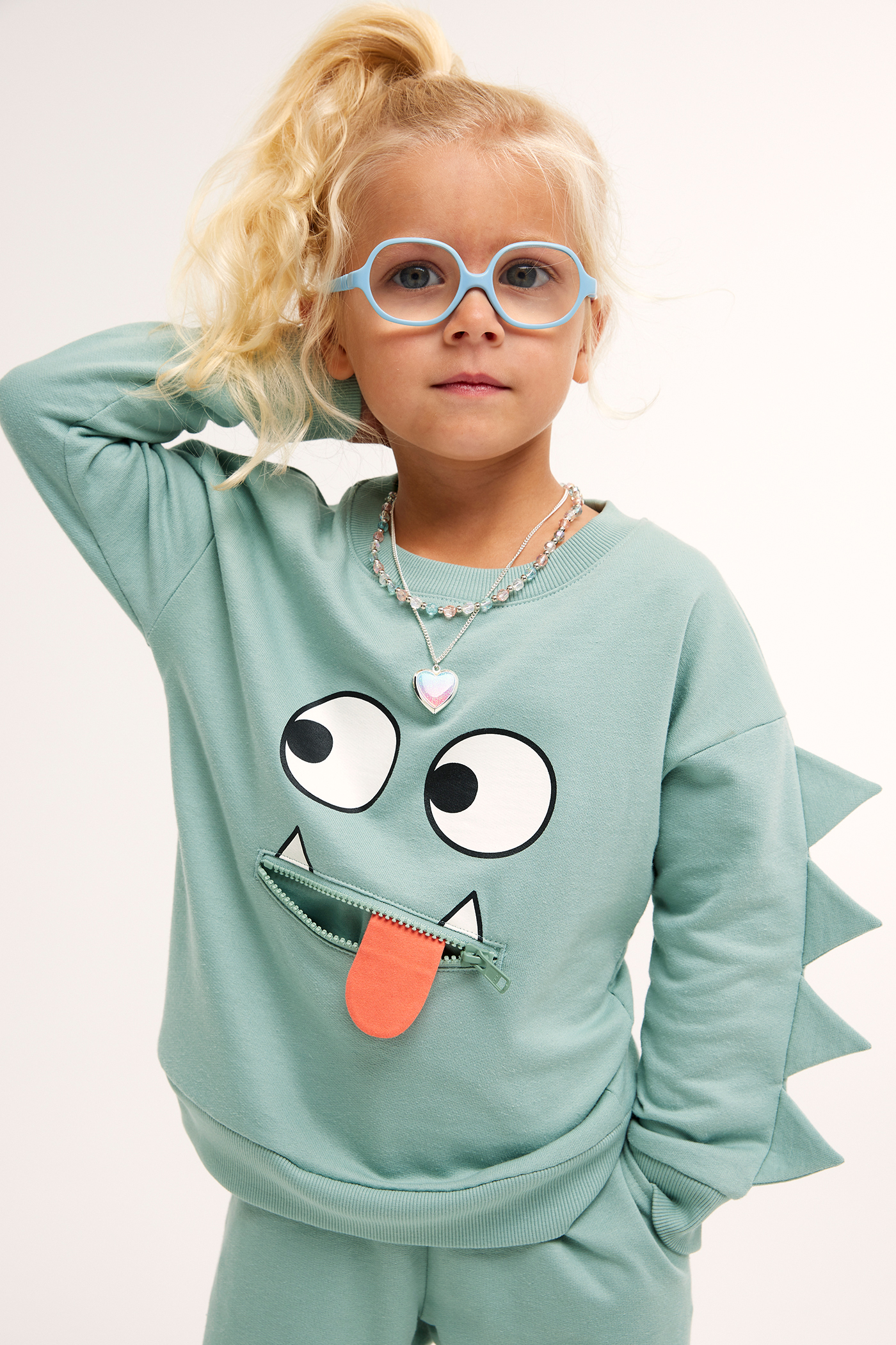 Bluza Turkusowy Dziecko bluza-turkusowy-dziecko