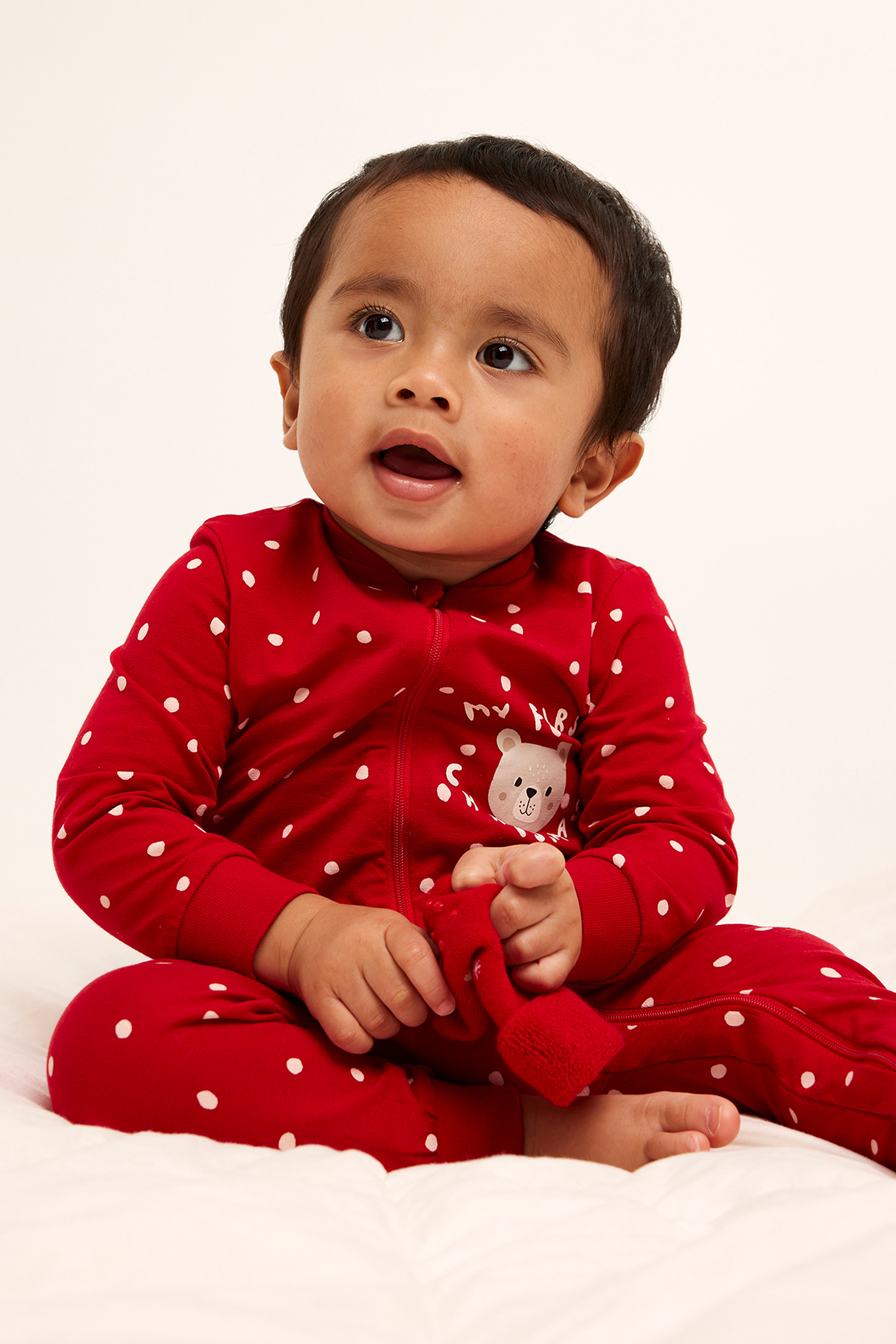 Julepyjamas | Rød | Baby | Kappahl