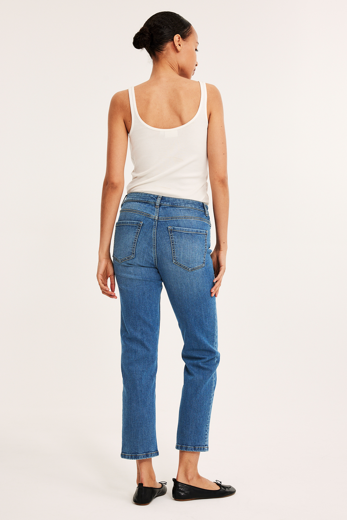 トップス  JEANS Alice straight jeans short | Dżins | Kobieta | Kappahl