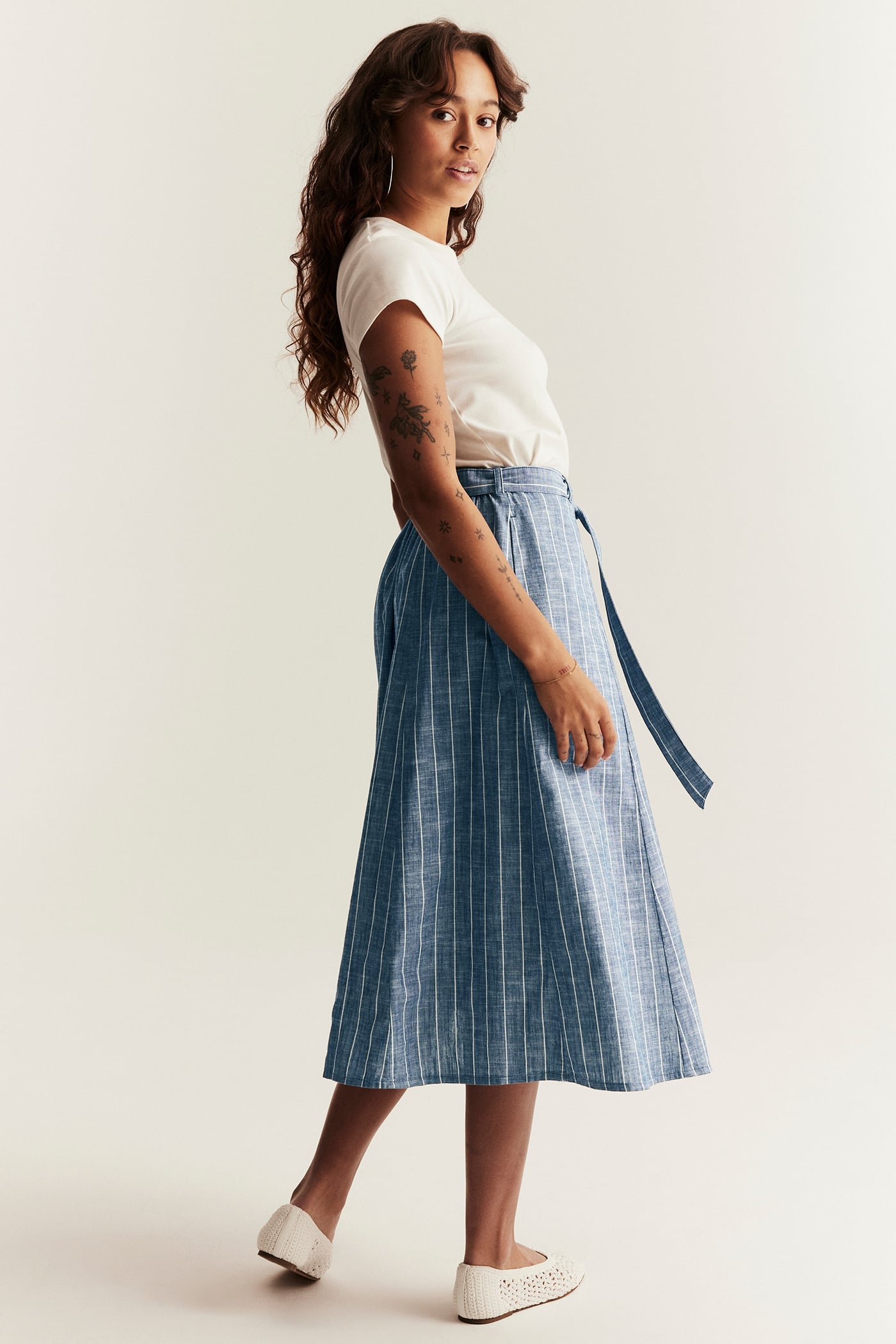 Randig kjol Newbie Woman — kjol med fickor från Kappahl