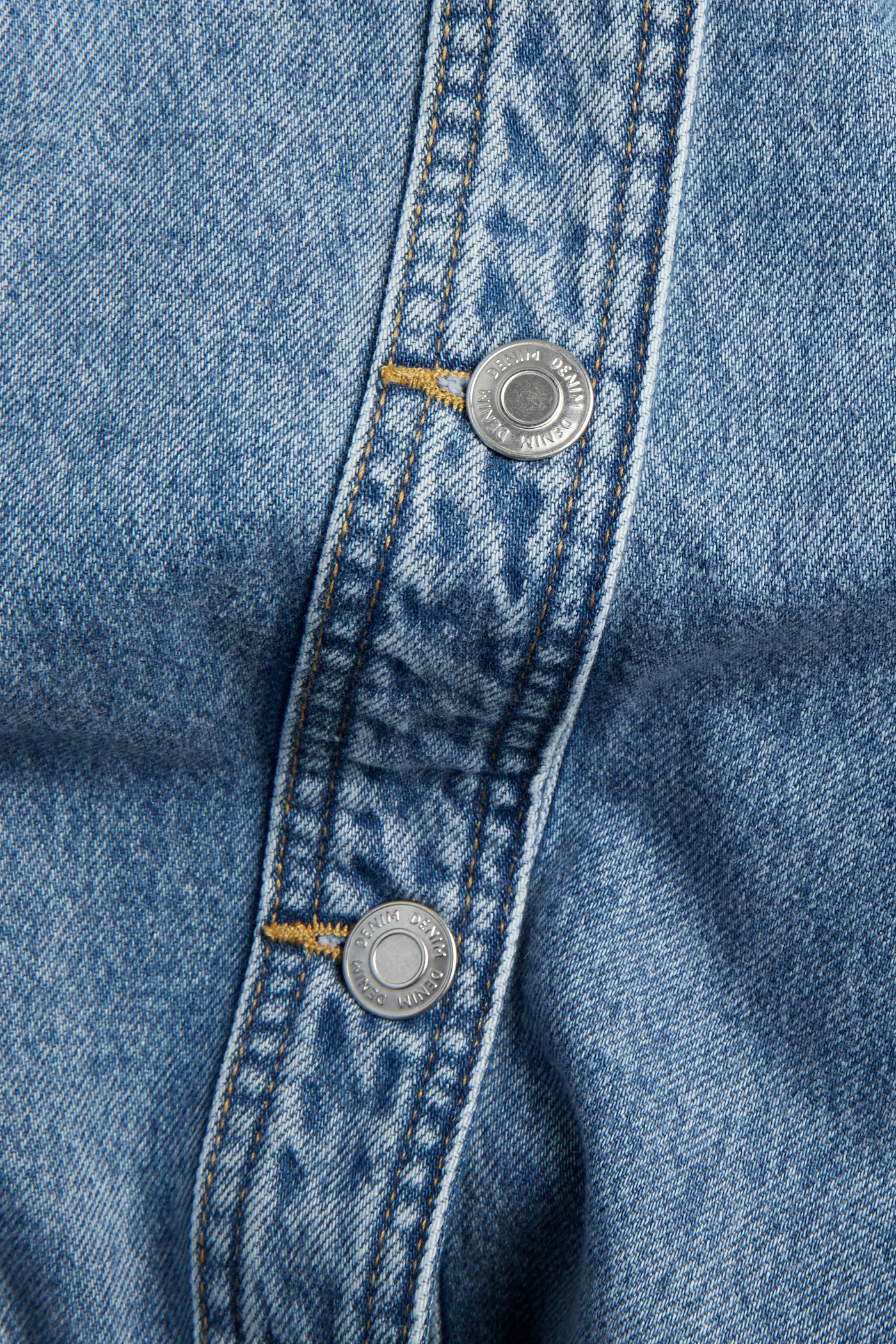 Jeansjakke med belte | Lys denim | Dame | Kappahl