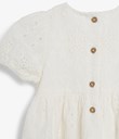 Thumbnail Embroidered dress - White - Kids - Kappahl