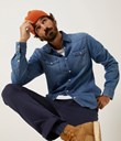 Thumbnail Jeansskjorte regular fit | Blå | Herre | Kappahl