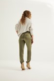 Thumbnail Trousers with side stripes - Green - Woman - Kappahl