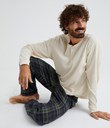 Thumbnail Spodnie od piżamy w kratę - Zielony - Men - Kappahl