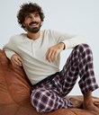 Thumbnail Rutete pyjamasbukse - Rød - Men - Kappahl