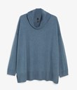 Thumbnail Poloneck sweater - Blue - Woman - Kappahl