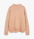 Thumbnail Knitted polo-neck jumper - Pink - Woman - Kappahl