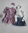 Thumbnail Blomstrete kjole | Rød | Barn | Kappahl