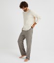 Thumbnail Spodnie od piżamy w kratę - Beżowy - Men - Kappahl