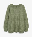 Thumbnail Punched sweater - Green - Woman - Kappahl