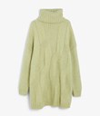 Thumbnail Long knitted sweater - Green - Woman - Kappahl