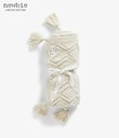 Thumbnail Knitted, patterned baby blanket - Beige - Kids - Kappahl