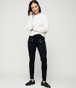 Thumbnail Stretch jeans with regular waist and zip details 