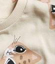 Thumbnail Mønstret sweatshirt | Beige | Barn | Kappahl
