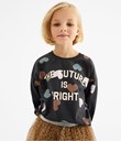 Thumbnail Patterned sweatshirt | Beige | Kids | Kappahl