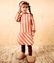 Thumbnail Long sleeved dress | Brown | Kids | Kappahl