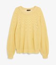 Thumbnail Punched sweater - Yellow - Woman - Kappahl