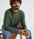 Thumbnail Fine knitted jumper | Green | Men | Kappahl