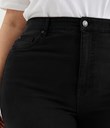 Thumbnail Jenny jeans straight slim fit | Svart | Dam | Kappahl
