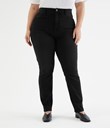 Thumbnail Jenny jeans straight slim fit | Musta | Naiset | Kappahl