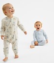 Thumbnail Mönstrad babypyjamas 2-pack | Vit | Barn | Kappahl