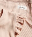 Thumbnail Ribbed pyjama with frill | Pink | Kids | Kappahl