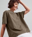 Thumbnail Oversize t-shirt | Brun | Dam | Kappahl