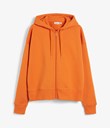 Thumbnail Hoodie with zipper | Orange | Woman | Kappahl