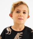 Thumbnail Sweatshirt med tryck | Svart | Barn | Kappahl