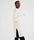 Thumbnail Ribbed knitted sweater | White | Woman | Kappahl