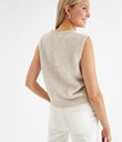 Thumbnail Knitted vest | Beige | Woman | Kappahl