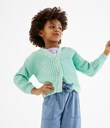 Thumbnail Knitted cardigan | Green | Kids | Kappahl