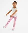Thumbnail Prążkowane legginsy | Różowy | Dziecko | Kappahl