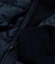 Thumbnail Quiltad hoodie med dragkedja | Blå | Herr | Kappahl