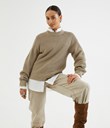 Thumbnail Knitted sweater | Brown | Woman | Kappahl