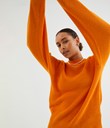 Thumbnail Knitted sweater | Orange | Woman | Kappahl