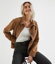 Thumbnail Twill jacket | Brown | Woman | Kappahl