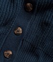 Thumbnail Knitted cardigan | Blue | Woman | Kappahl