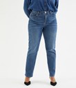 Thumbnail Jeans high waist tapered | Niebieski | Ona | Kappahl