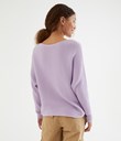Thumbnail Ribbed knitted sweater | Lilac | Woman | Kappahl
