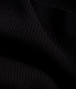 Thumbnail Ribbed knitted sweater | Black | Woman | Kappahl