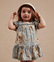 Thumbnail Flower dress baby | Grey | Kids | Kappahl