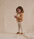 Thumbnail Dzianinowe legginsy w prążki | Pomarańczowy | Dziecko | Kappahl