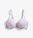 Thumbnail Padded wired bra in lace | Lilac | Woman | Kappahl