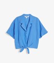 Thumbnail Shirt in linen mix | Blue | Woman | Kappahl