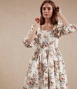 Thumbnail Blommig klänning Newbie Woman | Vit | Barn | Kappahl